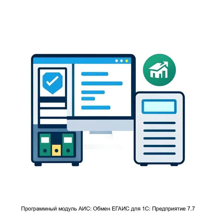Программный модуль АИС: Обмен ЕГАИС для 1С: Предприятие 7.7 — Представленный программный модуль «Обмен ЕГАИС для 1С: Предприятие 7.7» обеспечивает автоматизированный обмен данными между конфигурациями 1С 7.7 и.