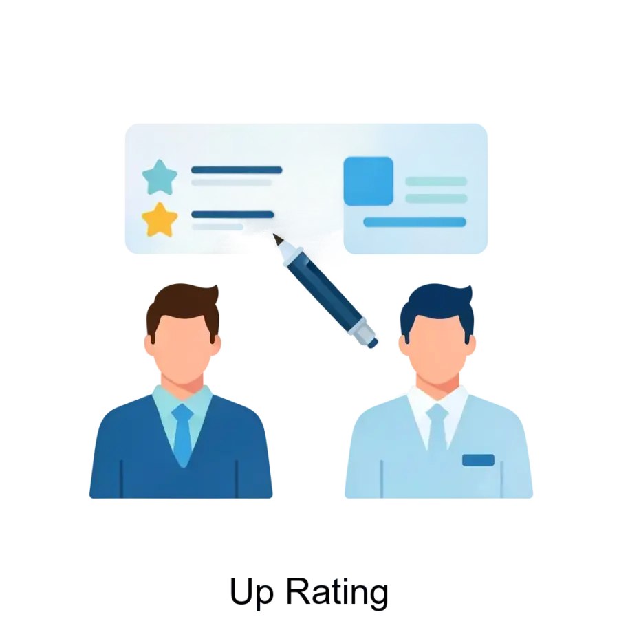 Up Rating — Этот функционал позволяет руководителям видеть продуктивность и эффективность работы команды. Основная задача: управление отзывами и аналитика сотрудников.