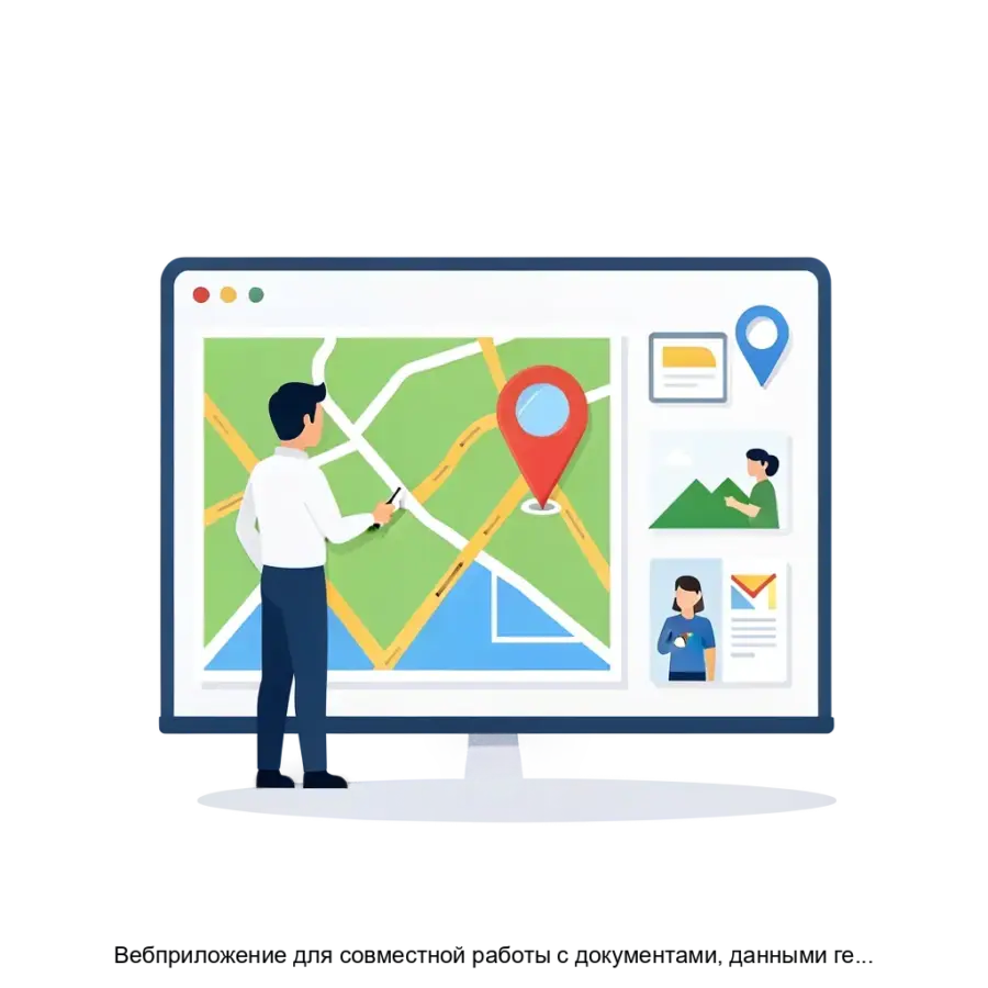 Вебприложение для совместной работы с документами, данными геоинформационных систем и мониторинга Datrics — Веб-приложение для совместной работы с документами, данными геоинформационных систем и мониторинга "Datrics".