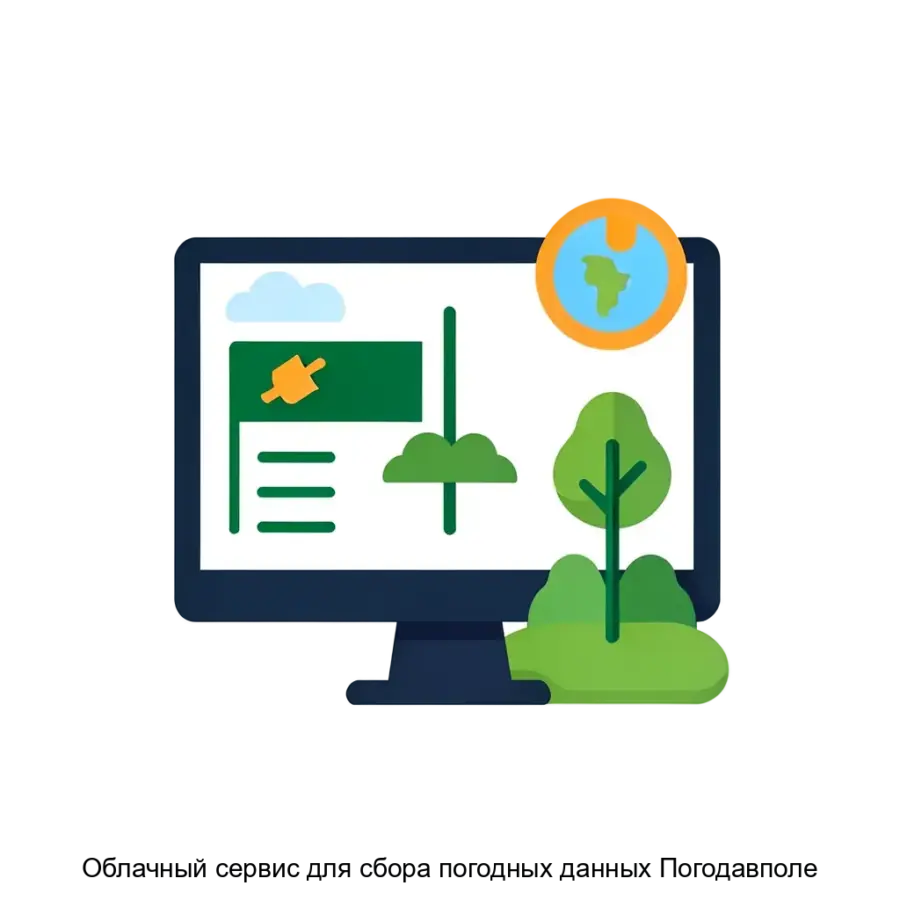 Облачный сервис для сбора погодных данных Погодавполе — решение разработано для автономного мониторинга климатических условий в сельском хозяйстве. Основная задача: агроклимат онлайн-мониторинг решения.