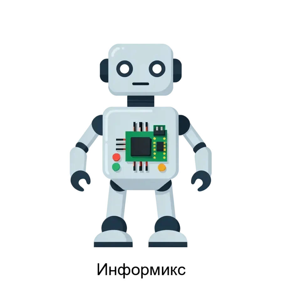 Информикс представляет собой программное обеспечение, предназначенное для управления робототехническими системами, разработанное с использованием ассемблера для микроконтроллеров с архитектурой RISC.