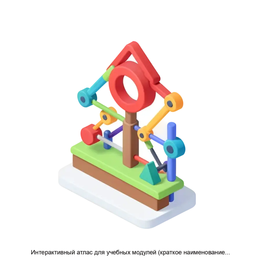 Интерактивный атлас для учебных модулей (краткое наименование Интерактивный атлас) — Атлас предоставляет пользователям возможность доступа к детализированным картам и моделям.