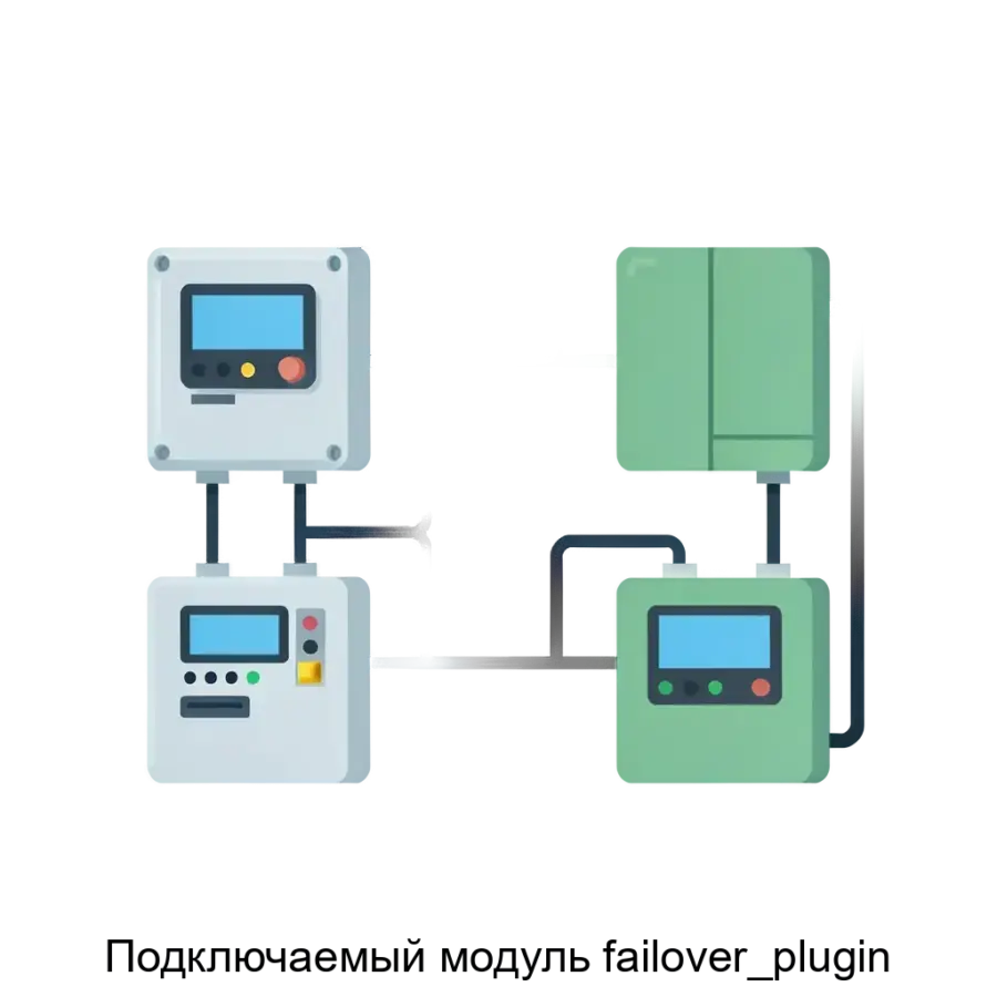 Подключаемый модуль failover_plugin предназначен для обеспечения надежного функционирования управляющего вычислительного комплекса, основных и резервных комплектов.