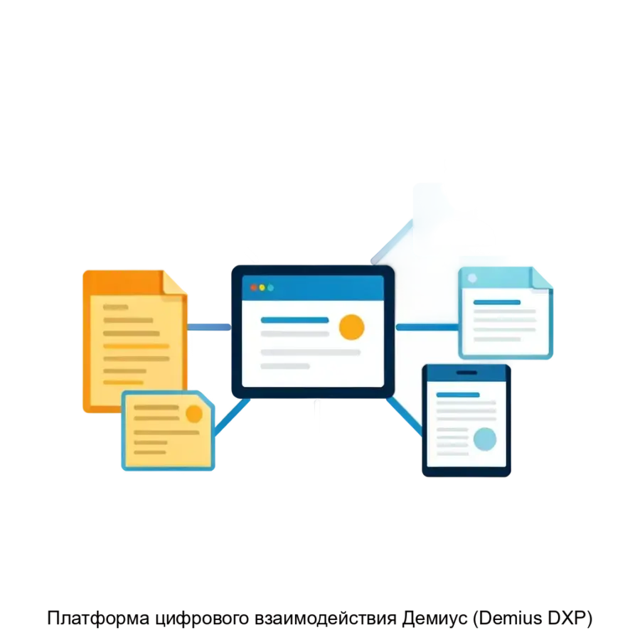 Платформа цифрового взаимодействия Демиус (Demius DXP) представляет собой продвинутое решение для управления корпоративным контентом. Основная задача: централизованное управление корпоративным контентом.
