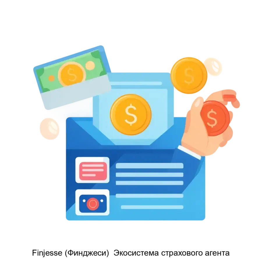 Finjesse (Финджеси) Экосистема страхового агента — Экосистема страхового агента Финджеси предназначена для упрощения процесса продажи страховых полисов и получения вознаграждений за их оформление.