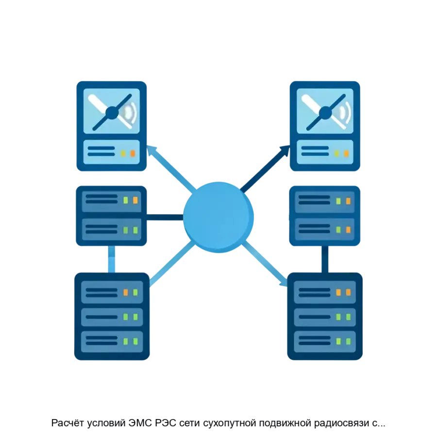 Расчёт условий ЭМС РЭС сети сухопутной подвижной радиосвязи стандарта LTE с РЭС со сканирующей диаграммой направленности — Платформа обеспечивает моделирование электромагнитных процессов.