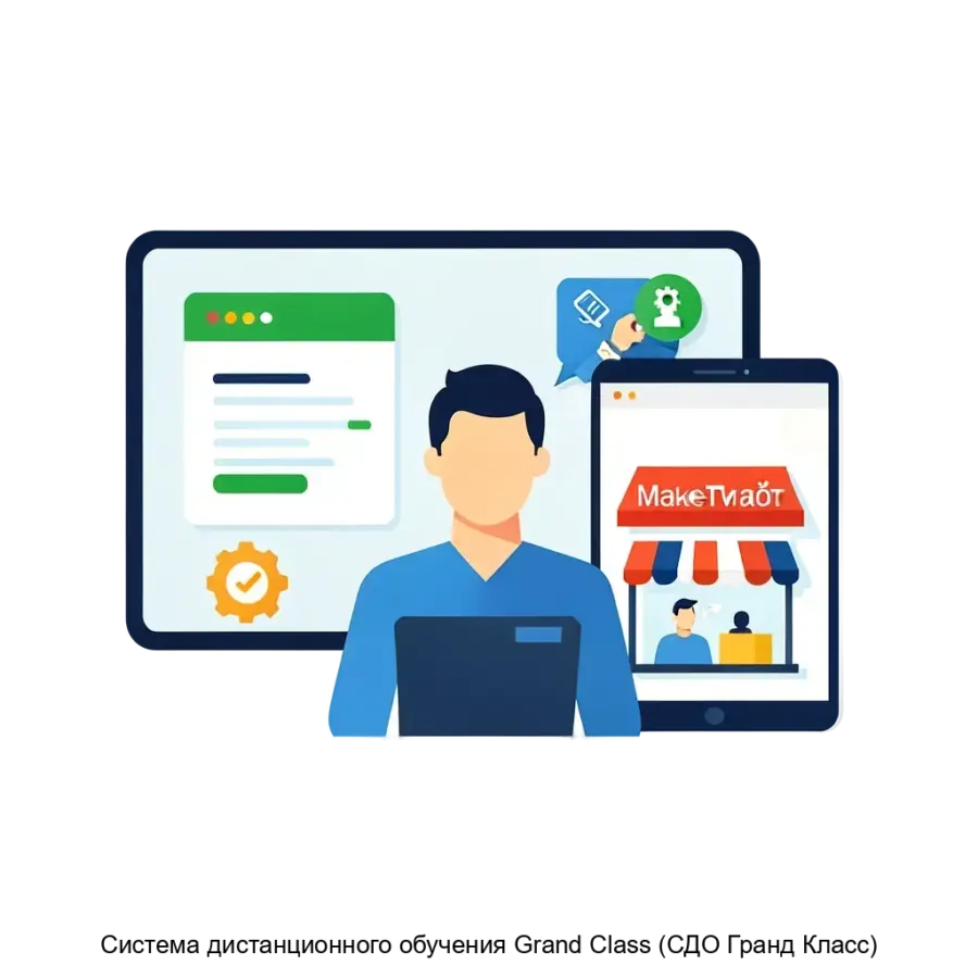 Система дистанционного обучения Grand Class (СДО Гранд Класс) — Данный продукт обеспечивает эффективное дистанционное обучение сотрудников, позволяя удобно назначать курсы, тестировать знания и отслеживать успеваемость.