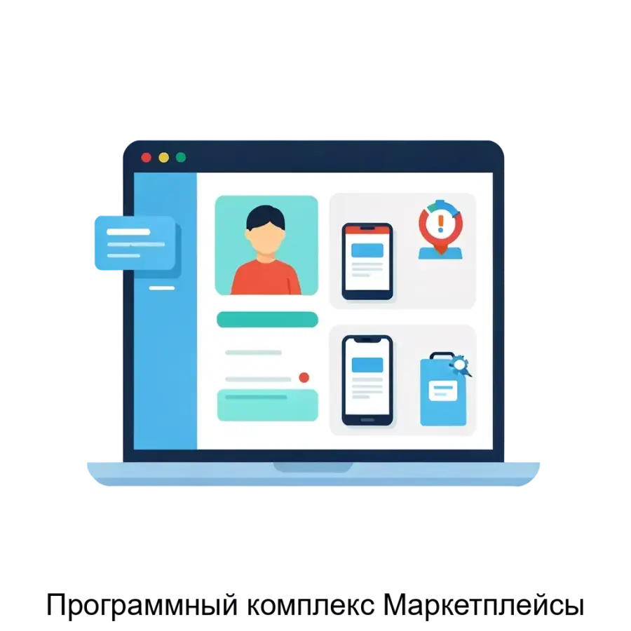 Программный комплекс Маркетплейсы — Программный комплекс «Маркетплейсы» представляет собой специализированное программное обеспечение. Основная задача: управление аккаунтами на маркетплейсах автоматизированно онлайн.