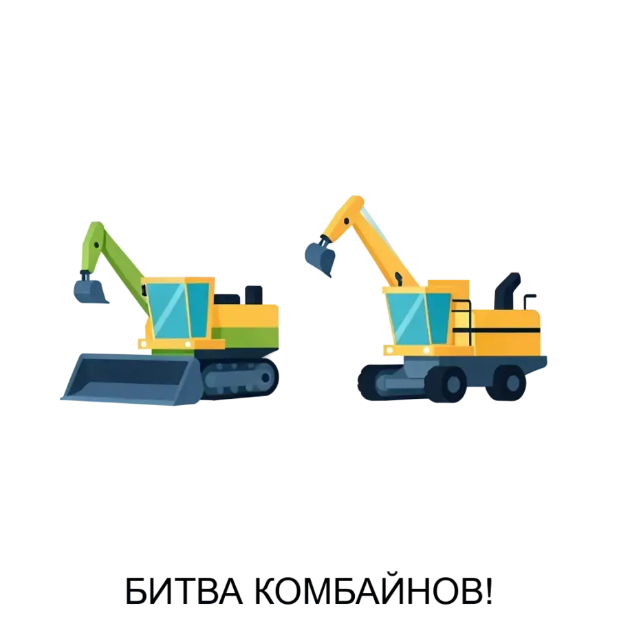 БИТВА КОМБАЙНОВ! — Игра предназначена для компьютеров и позволяет участвовать до четырех игроков, что делает ее отличным вариантом для дружеских встреч или сетевых баталий.