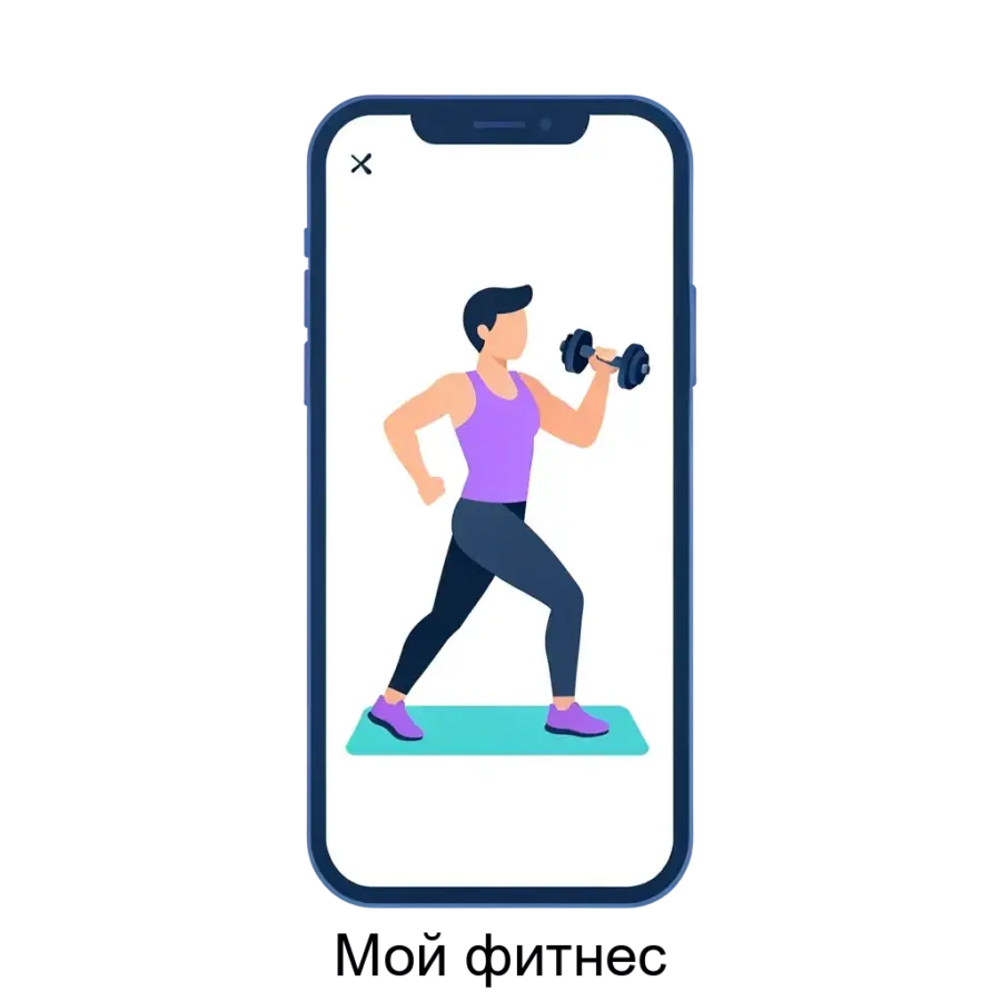 Приложение "Мой фитнес" представляет собой современное решение для фитнес-клубов и спортивных студий. Основная задача: интерактивная фитнес-платформа с мотивацией.