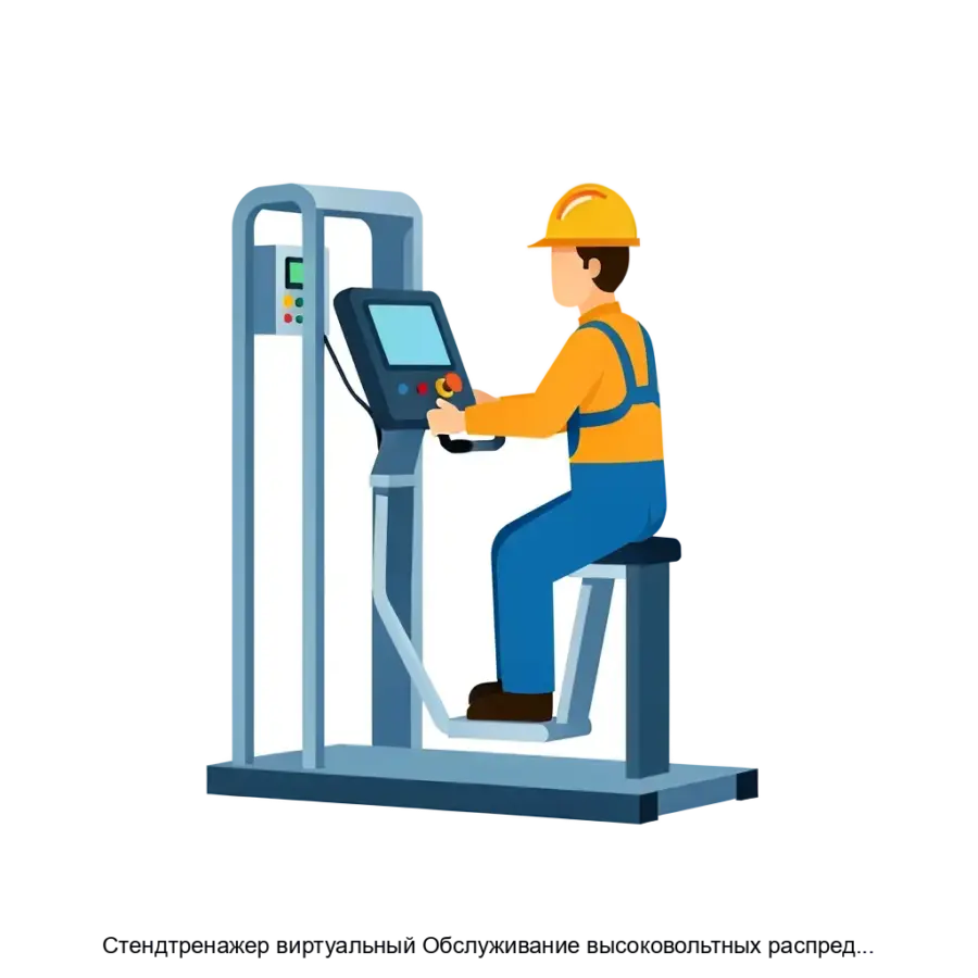 Стендтренажер виртуальный Обслуживание высоковольтных распределительных устройств, ТСОВРУ — предназначен для отработки навыков обслуживания и ремонта трансформаторных подстанций и распределительных устройств на.