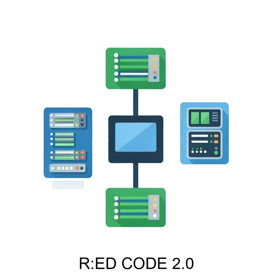Программное обеспечение R:ED CODE 2.0 представляет собой визуально-событийную среду программирования, которая позволяет создавать программный код с помощью блоков.