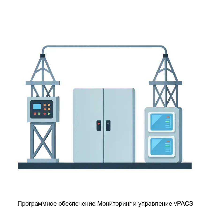 Программное обеспечение Мониторинг и управление vPACS — Программное обеспечение "Мониторинг и управление vPACS" представляет собой специализированный инструмент. Основная задача: **Симуляция защиты цифровых подстанций**.
