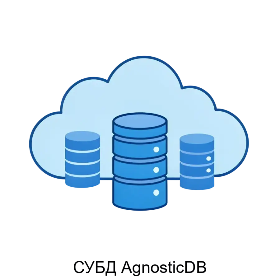 СУБД AgnosticDB — Система управления базами данных (СУБД) "AgnosticDB" представляет собой универсальное решение для управления данными. Основная задача: универсальная многотиповая облачная СУБД.