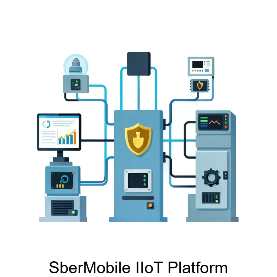 SberMobile IIoT Platform — Эта платформа предоставляет возможность предприятиям интегрировать и управлять большим количеством устройств и сенсоров.