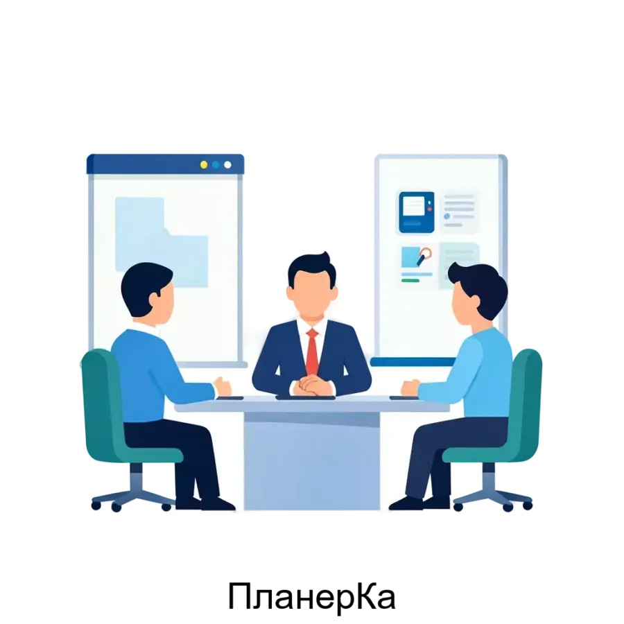 ПланерКа — Главной целью разработки является автоматизация процесса назначения встреч, что позволяет существенно сократить затраты времени сотрудников и повысить их производительность.