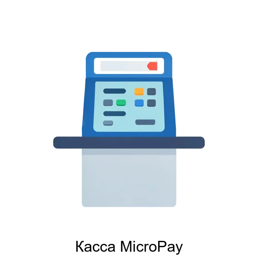 Касса MicroPay — используется в связке с контрольно-кассовой техникой, обеспечивая соответствие требованиям законодательства, в частности Федерального закона от 22.05.2003 N 54-ФЗ.