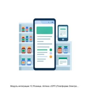 Купить Модуль интеграции 1С:Розница. Аптека с ЕРП (Платформа Электронный рецепт) - ARPP-21164 из реестра по лучшей цене