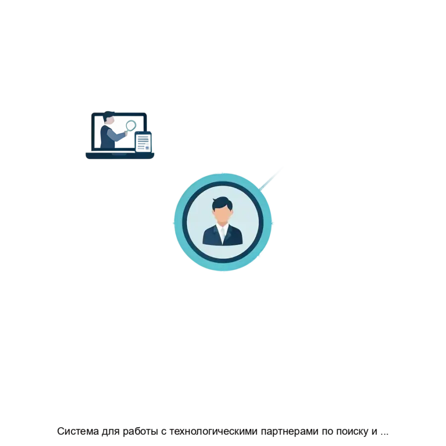 Система для работы с технологическими партнерами по поиску и аналитике решений разного уровня развития — Авангард" представляет собой платформенное ИТ-решение.