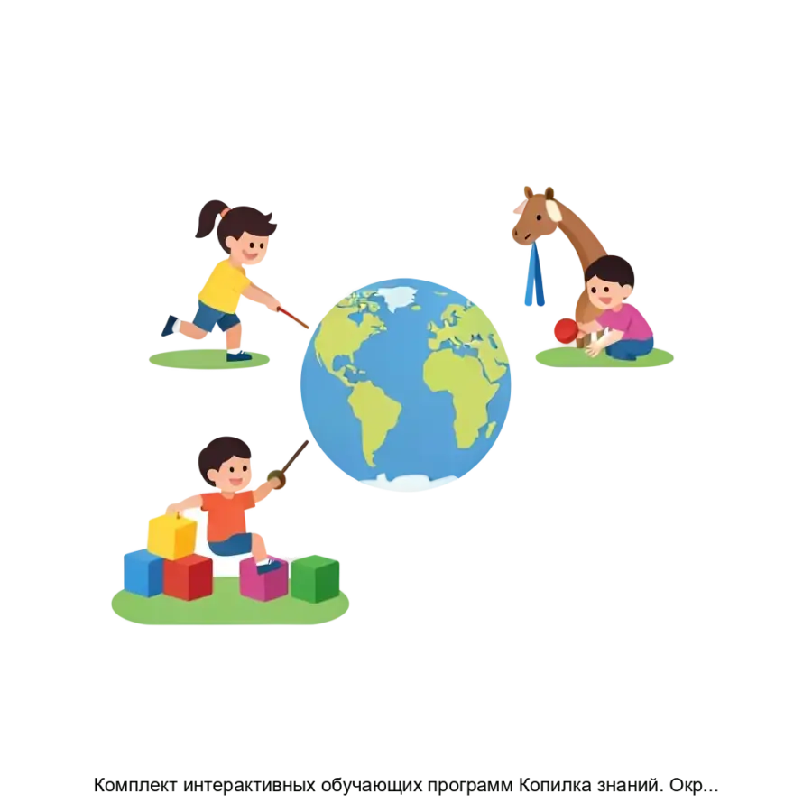 Комплект интерактивных обучающих программ Копилка знаний. Окружающий мир для учащихся 14 классов — Окружающий мир» предназначен для учащихся 1-4 классов и имеет обширный содержательный материал.