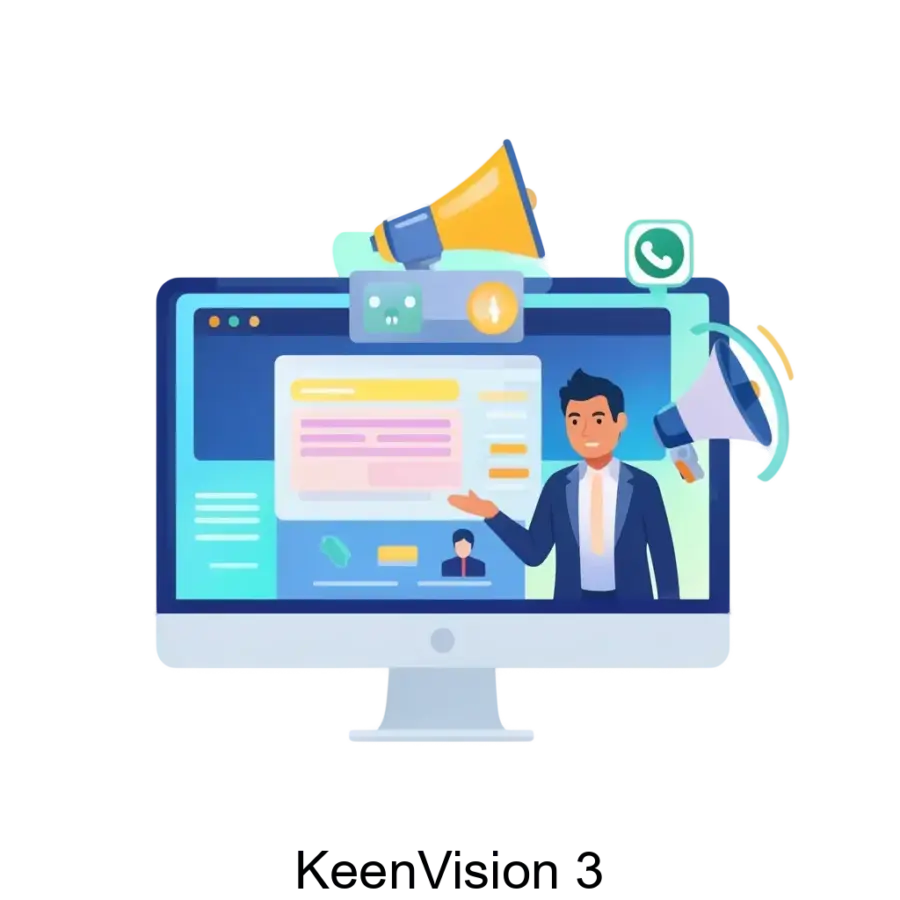 KeenVision 3 представляет собой современное программное обеспечение для управления системами цифровой рекламы и внутреннего телевидения. Основная задача: управление цифровой рекламой в реальном времени.