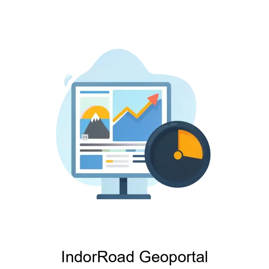 IndorRoad Geoportal — Важной функцией является возможность просмотра данных паспортизации, что позволяет формировать аналитические отчеты и сохранять их для дальнейшего использования.