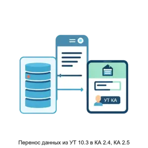 Купить Перенос данных из УТ 10.3 в КА 2.4, КА 2.5 - ARPP-22096 из реестра по лучшей цене
