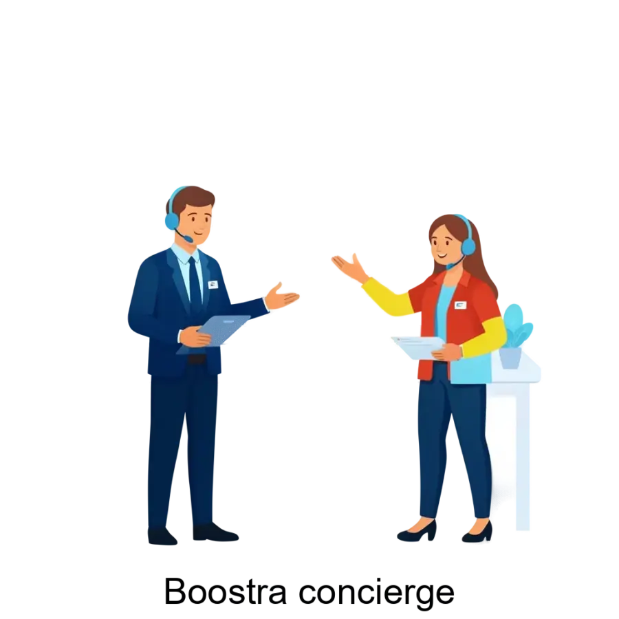 Boostra concierge — Основное предназначение продукта — это облегчение процессов взаимодействия с клиентами и повышение качества обслуживания. Основная задача: обслуживание клиентов бизнес-сервис автоматизацией.