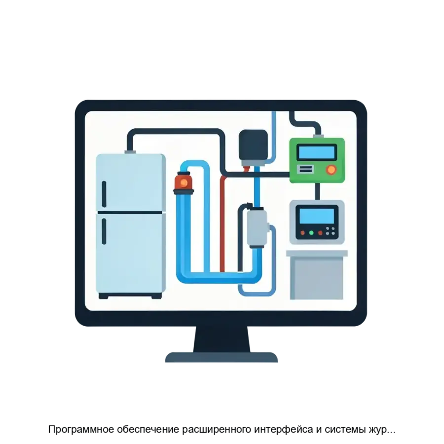 Предложенное программное обеспечение расширенного интерфейса и системы журналирования холодильной установки предназначено. Основная задача: мониторинг и управление холодильной системой в реальном времени.