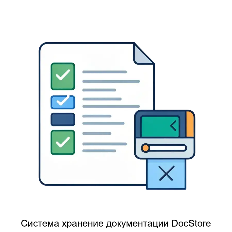 Система хранение документации DocStore — предназначена для эффективного хранения и управления документами в различных форматах, таких как PDF, DOCX, XLSX и других.