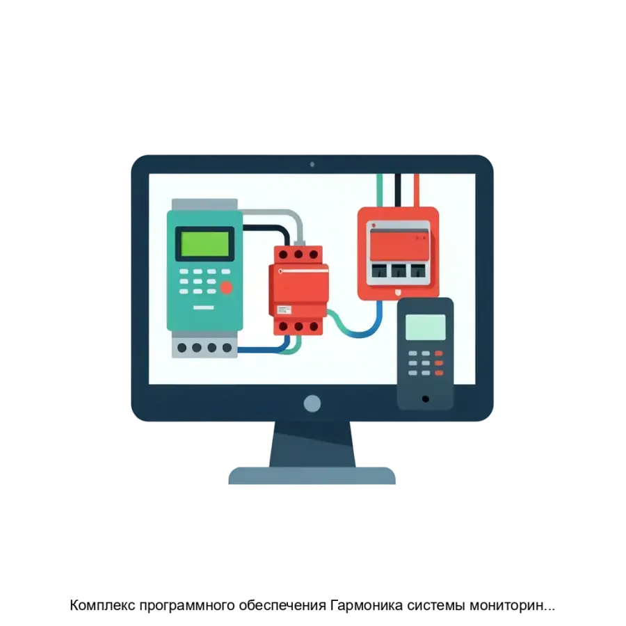 Комплекс программного обеспечения Гармоника системы мониторинга и управления качеством электрической энергии. Основная задача: мониторинг и контроль электроэнергии автоматизированными средствами.