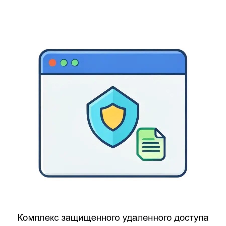 Комплекс защищенного удаленного доступа — обеспечивает защищенный просмотр веб-страниц и данных, обеспечивая уровень безопасности, необходимый для работы с конфиденциальной информацией.