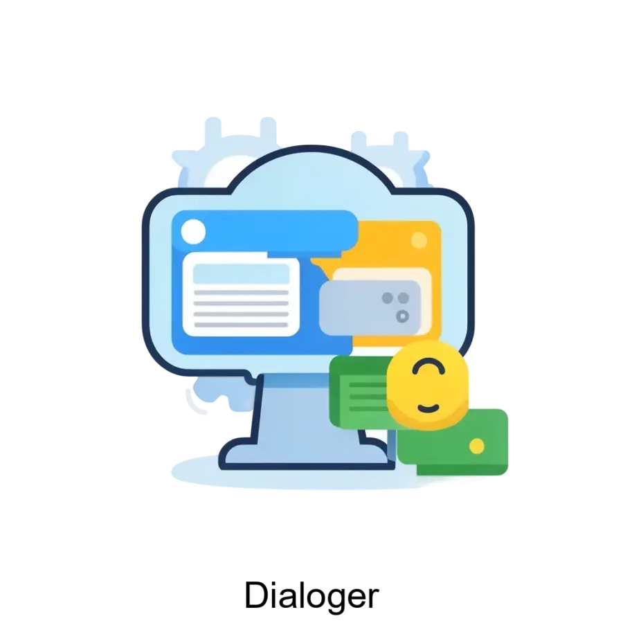 Dialoger — Диалогер — это платформа, предназначенная для оптимизации взаимодействия с клиентами и повышения эффективности бизнес-процессов.