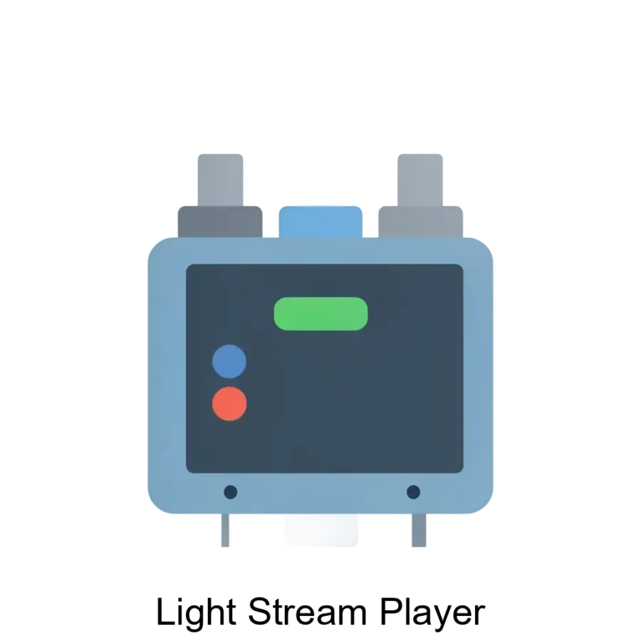 Устройство Light Stream Player является автономным контроллером для управления освещением, адаптированным для работы с архитектурными и пиксельными световыми инсталляциями.
