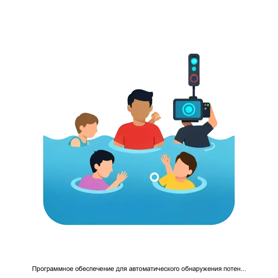Программное обеспечение для автоматического обнаружения потенциально тонущих людей в бассейне с помощью технического зрения — предназначено для обеспечения безопасности посетителей плавательных бассейнов через мониторинг.