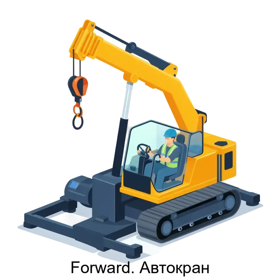 Forward. Автокран — Учебный тренажер Forward обеспечивает пользователям возможность практики на базе полнофункциональной панели приборов, которая является точной копией оригинального оборудования.