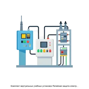 Купить Комплект виртуальных учебных установок Релейная защита электроэнергетических систем – Типовые схемы соединений трансформаторов тока, трансформаторов напряжения и реле ГалСен РЗЭС1ТТНРВ - ARPP-23768 из реестра по лучшей цене