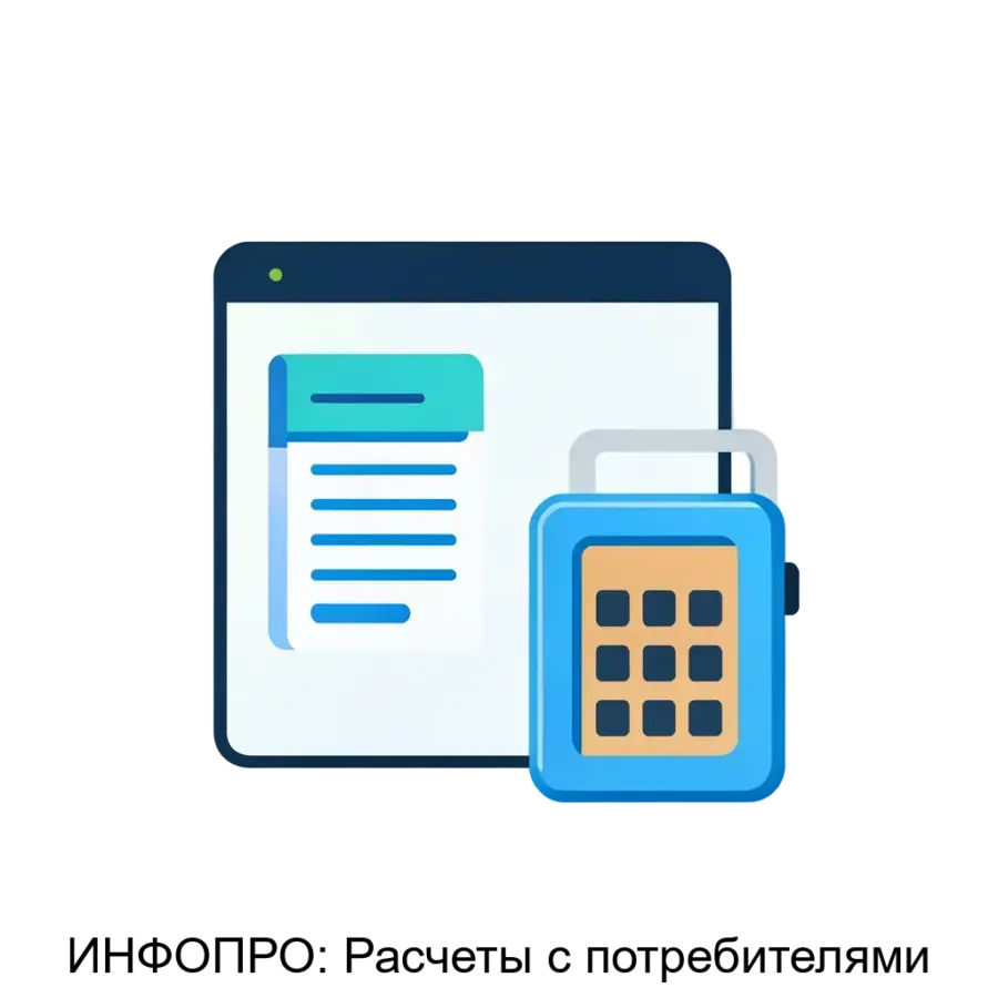 ИНФОПРО: Расчеты с потребителями — Многофункциональная биллинговая система для контроля деятельности по предоставлению ресурсов (электроэнергия и мощность, газ, тепло, вода и т.