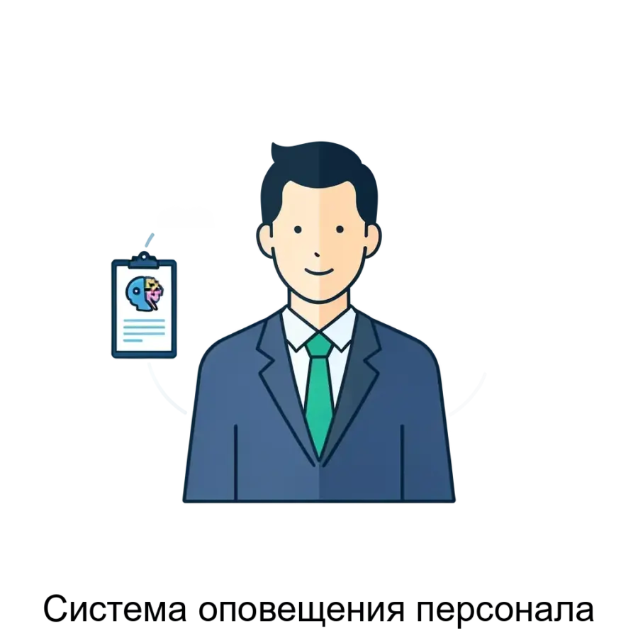 Система оповещения персонала позволяет: - осуществлять контроль работы персонала: ветеринарной, зоотехнической служб; контроль работы осеменаторов и кормленцев.