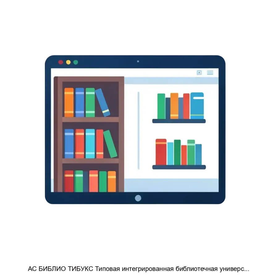 АС БИБЛИО ТИБУКС Типовая интегрированная библиотечная универсальная комплексная система — ПО АС-БИБЛИО.ТИБУКС предназначено для оперативного комплектования электронного фонда библиотеки.