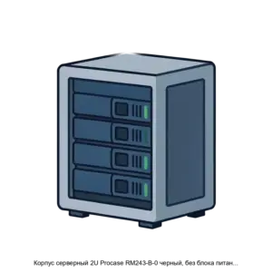 Купить Корпус серверный 2U Procase RM243-B-0 черный, без блока питания, MB 9.6"x9.6" - X-1163808 из реестра по лучшей цене