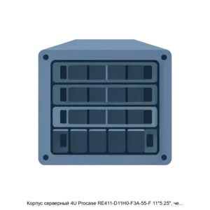 Купить Корпус серверный 4U Procase RE411-D11H0-F3А-55-F 11*5.25", черный, без блока питания, MB ATX 12"x9.6" - X-1163806 из реестра по лучшей цене
