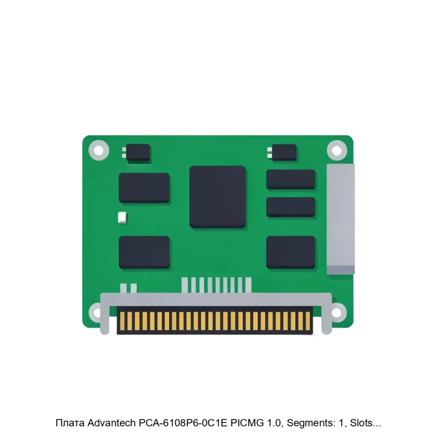 Плата Advantech PCA-6108P6-0C1E PICMG 1.0, Segments: 1, Slots: 1 ISA, 5 PCI, 1 PICMG/PCI, 1 PICMG, «Primary PCI: 3 slots — Этот стандарт обеспечивает использование пассивных объединительных плат.