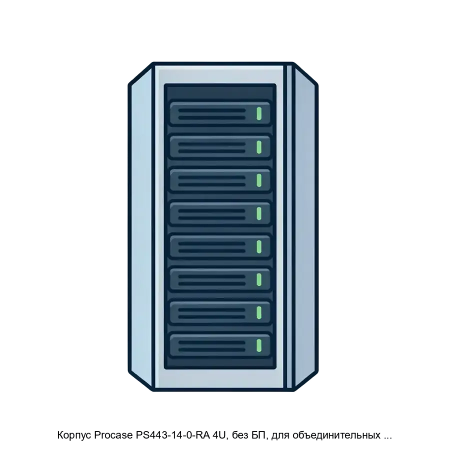 Корпус Procase PS443-14-0-RA 4U, без БП, для объединительных плат PCIMG — В настоящее время отсутствует подробная информация о корпусе Procase PS443-14-0-RA 4U, без БП, для объединительных плат PCIMG.