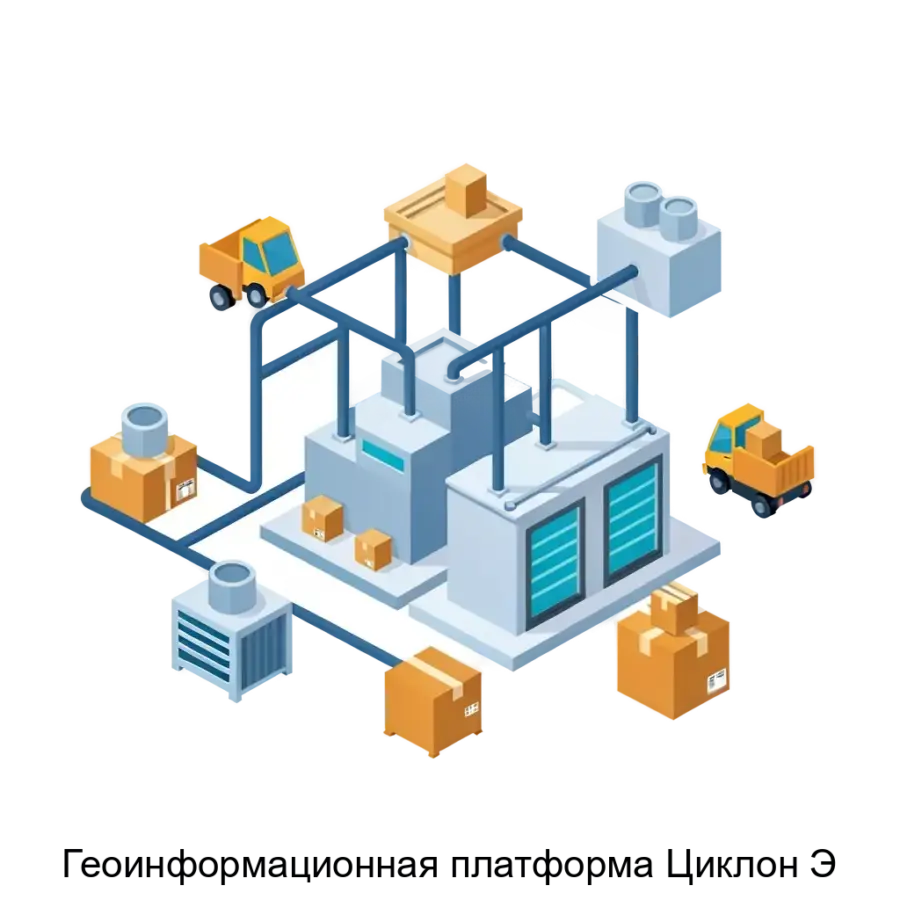 Геоинформационная платформа Циклон Э — Геоинформационная платформа «Циклон Э» представляет собой высокотехнологичное российское решение. Основная задача: пространственное управление активами крупных предприятий.