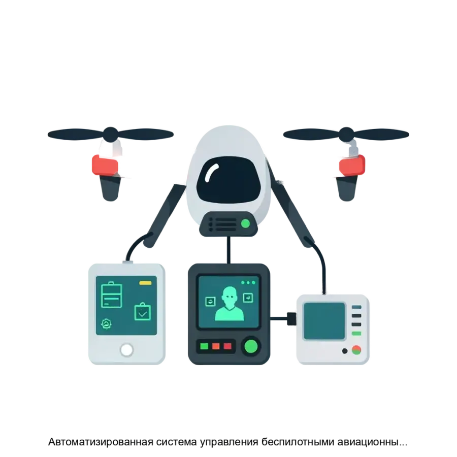 Автоматизированная система управления беспилотными авиационными системами для маломощных микрокомпьютеров с применением искусственного интеллекта — Автоматизированная система управления беспилотными авиационными.