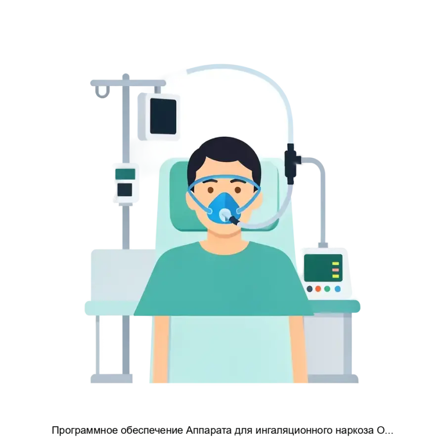 Программное обеспечение Аппарата для ингаляционного наркоза Орфей М — Программное обеспечение обеспечивает работу следующих функциональных модулей.