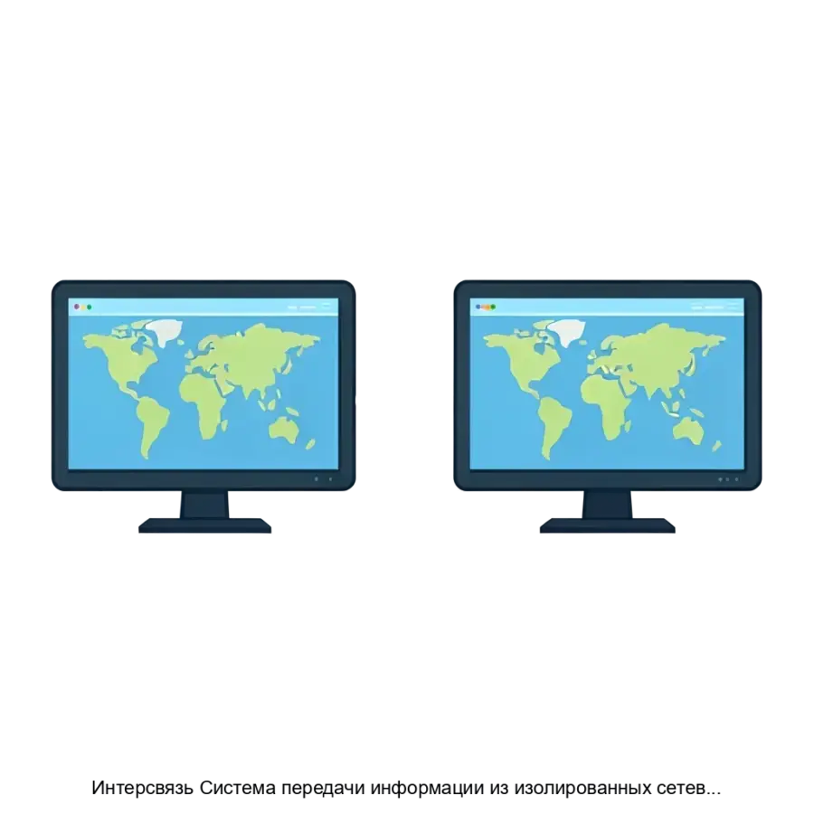 Интерсвязь Система передачи информации из изолированных сетевых сегментов в систему отображения информации на автономной картографической основе — Система передачи информации из изолированных сетевых сегментов в систему.
