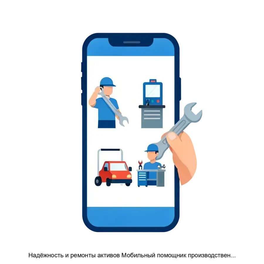 Надёжность и ремонты активов Мобильный помощник производственного персонала — Решение позволяет обеспечить мобильные рабочие места сотрудников - исполнителей работ по техническому обслуживанию, ремонту.