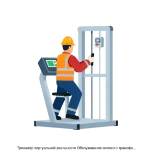 Купить Тренажёр виртуальной реальности Обслуживание силового трансформатора с модулями Производства работ по замене высоковольтного ввода силового трансформатора 110 кВ Тушения пожара на силовом трансформаторе 110 кВ - ARPP-24481 из реестра по лучшей цене